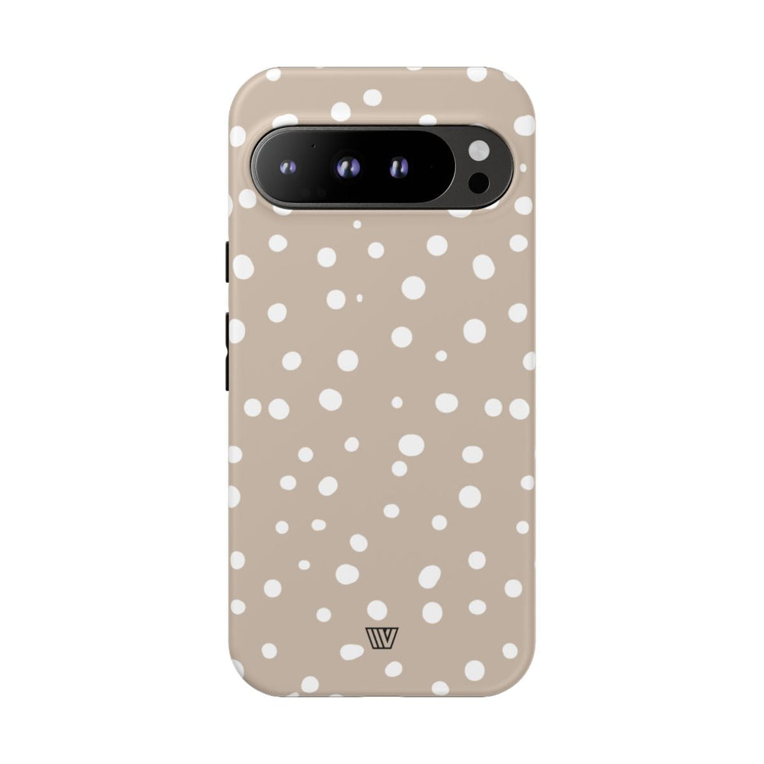 BEIGE DOTS | Tough Phone Case