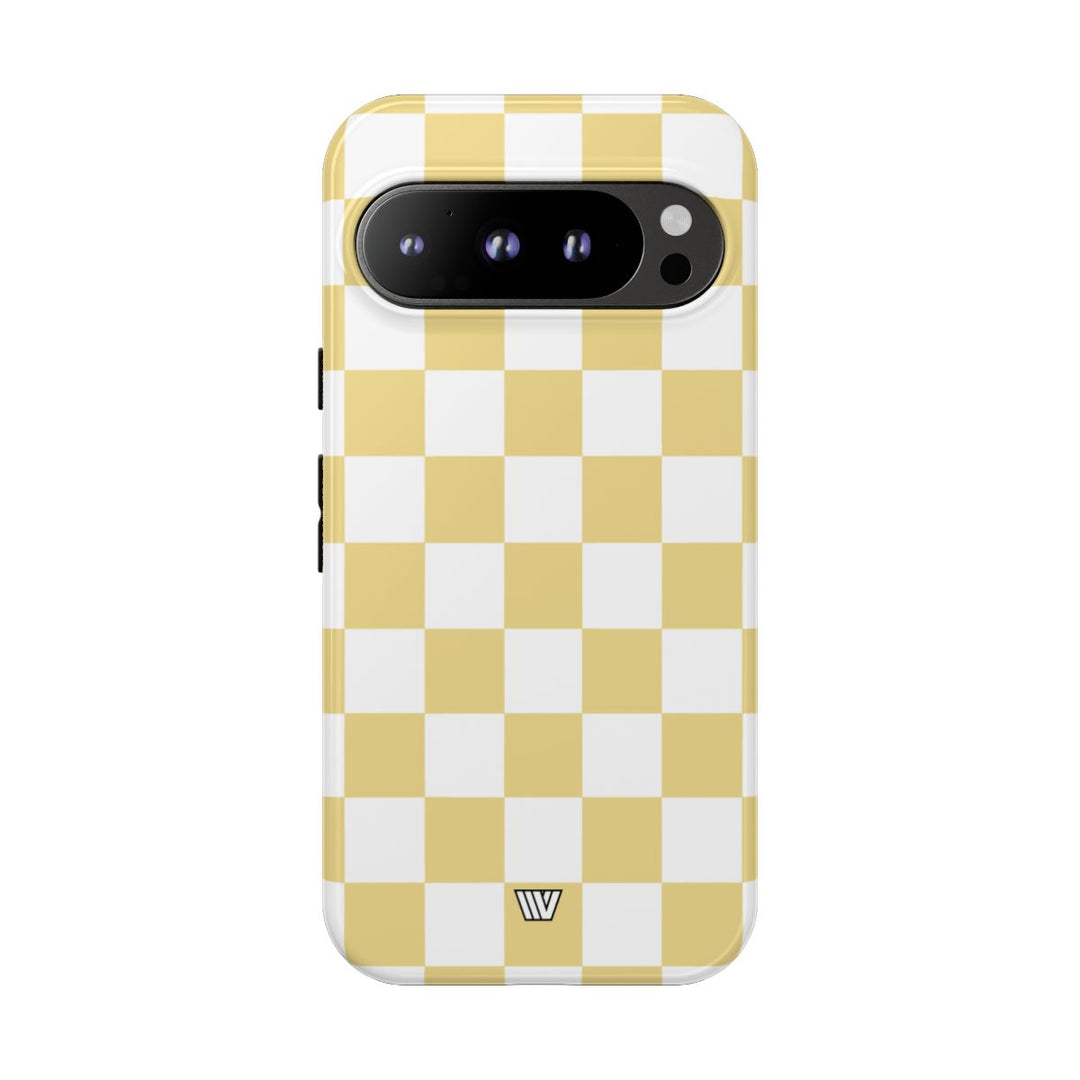 BANANA YELLOW CHECKERBOARD | Tough Phone Case
