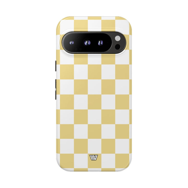 BANANA YELLOW CHECKERBOARD | Tough Phone Case