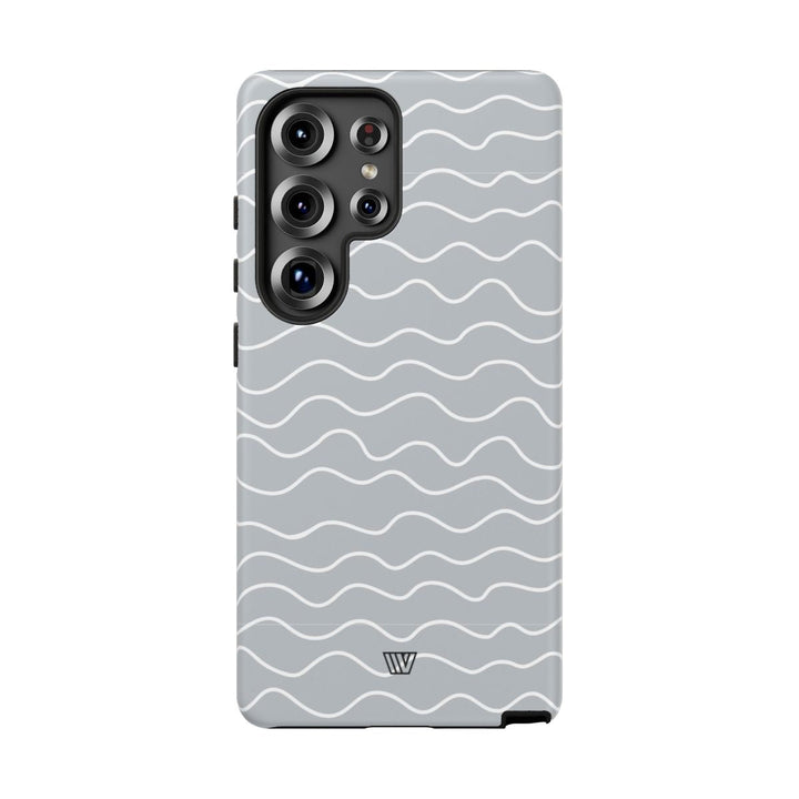 GRAY WAVES | Tough Phone Case