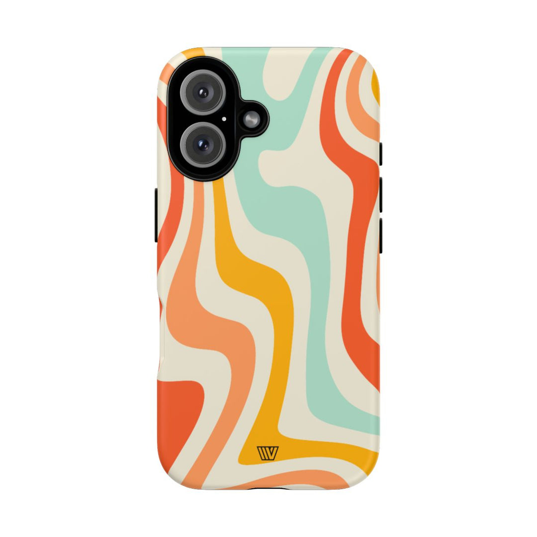 RETRO GROOVY SWIRLS | Tough Phone Case