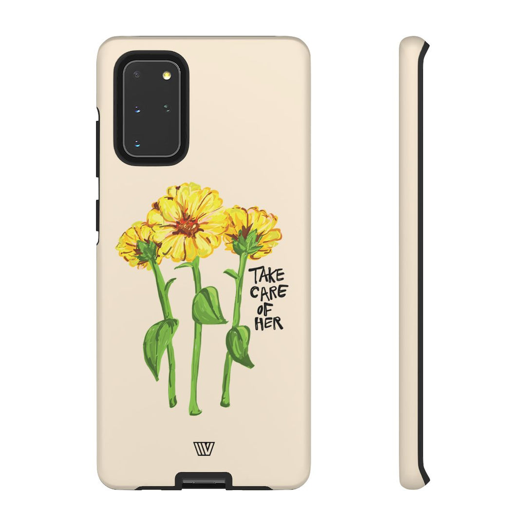 TAKE CARE OF HER | Tough Phone Case