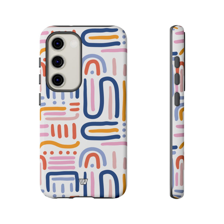 MEMPHIS BOLD LINES | Tough Phone Case