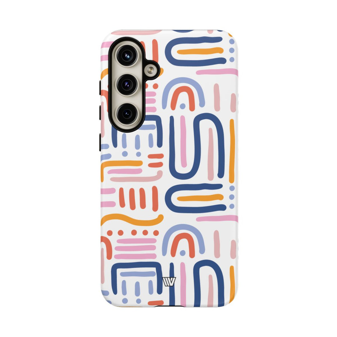 MEMPHIS BOLD LINES | Tough Phone Case