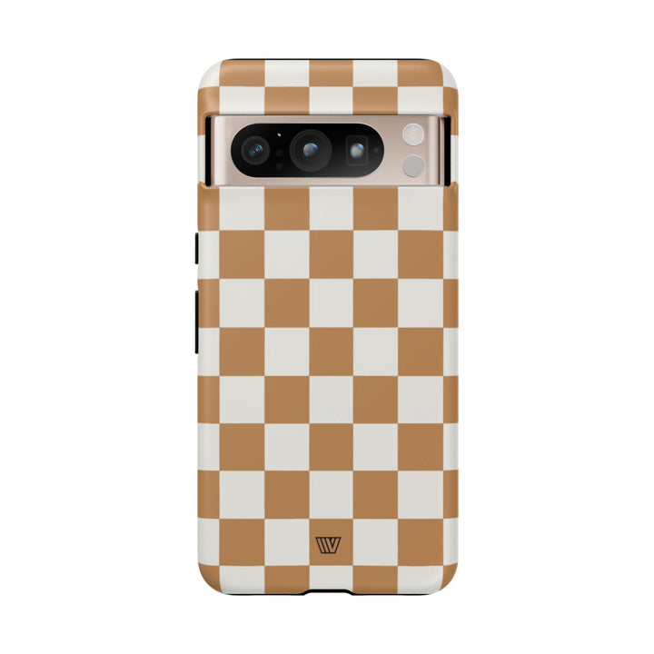 CHESTNUT CHECKERBOARD | Tough Phone Case