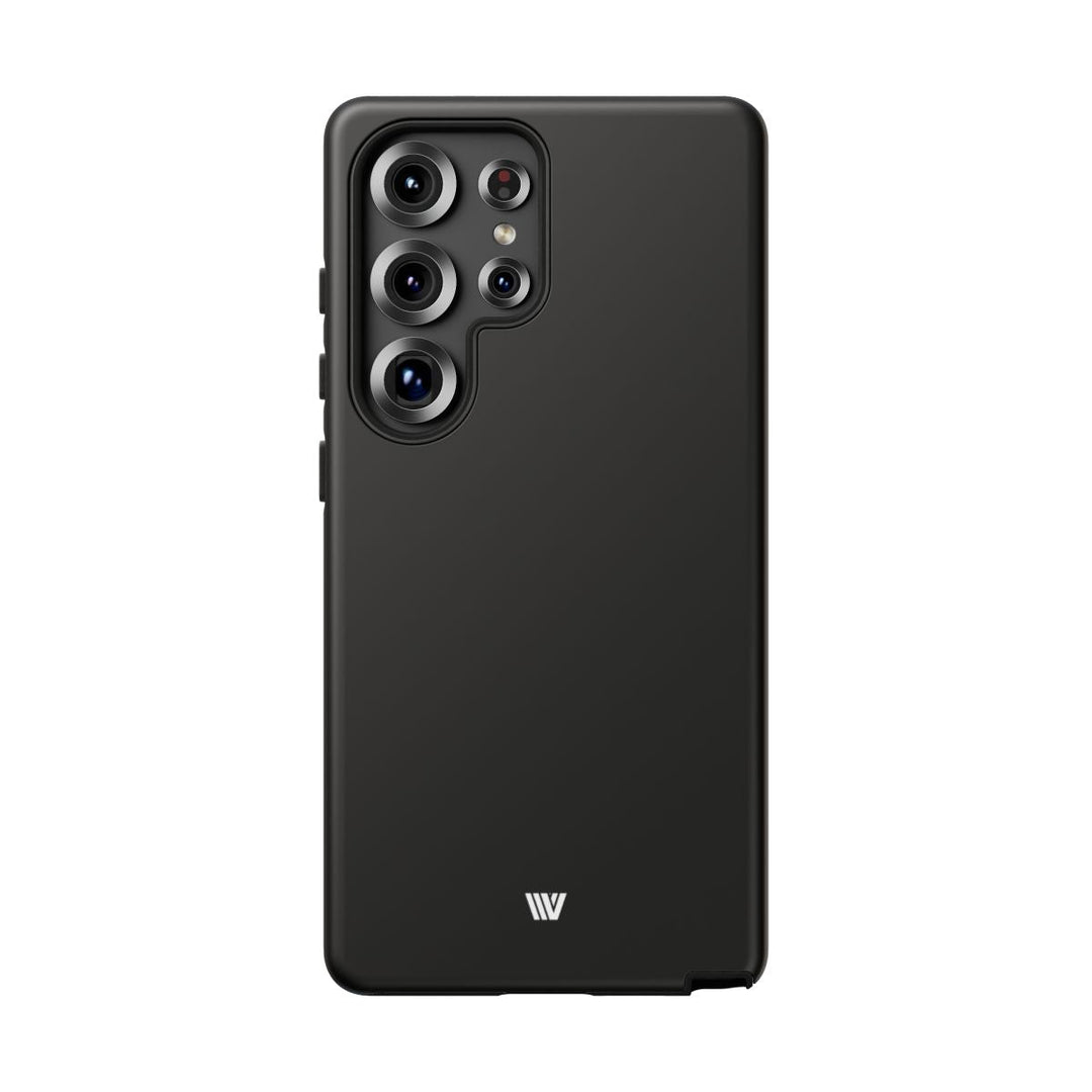JET BLACK | Tough Phone Case