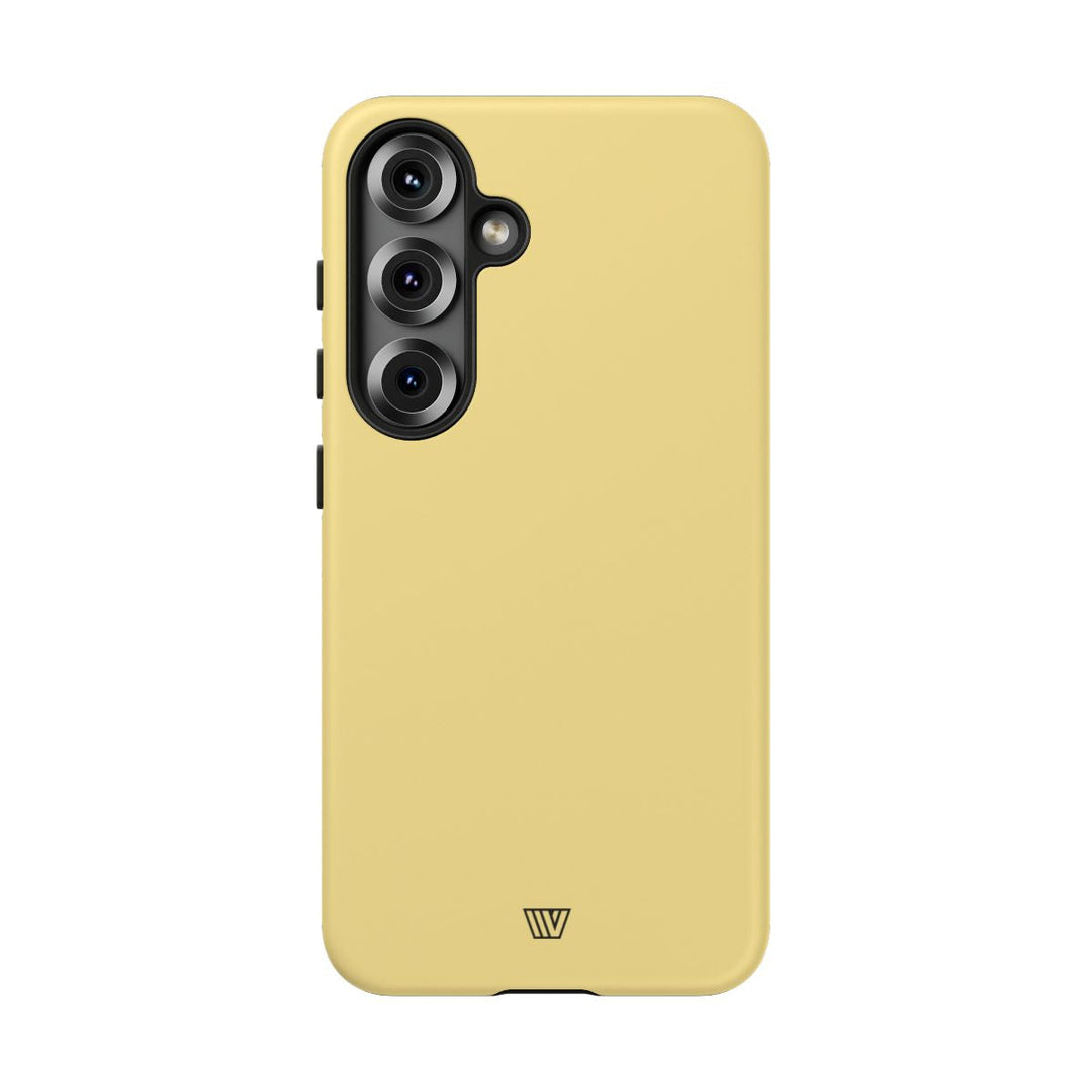 MUTED YELLOW SOLID | Tough Phone Case