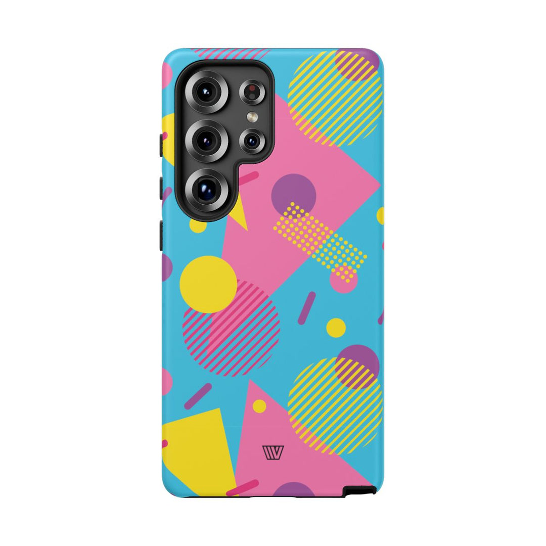 80s / 90s RETRO PATTERN LIGHT BLUE | Tough Phone Case