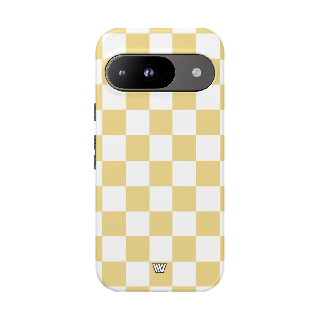 BANANA YELLOW CHECKERBOARD | Tough Phone Case