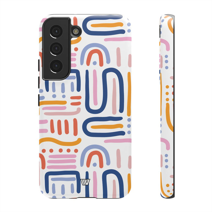 MEMPHIS BOLD LINES | Tough Phone Case