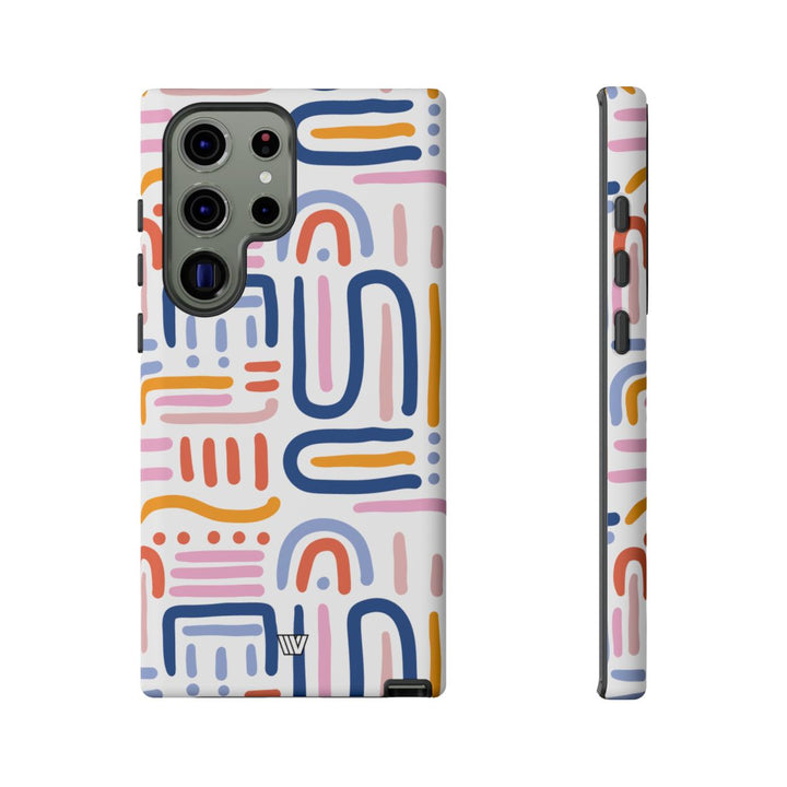 MEMPHIS BOLD LINES | Tough Phone Case