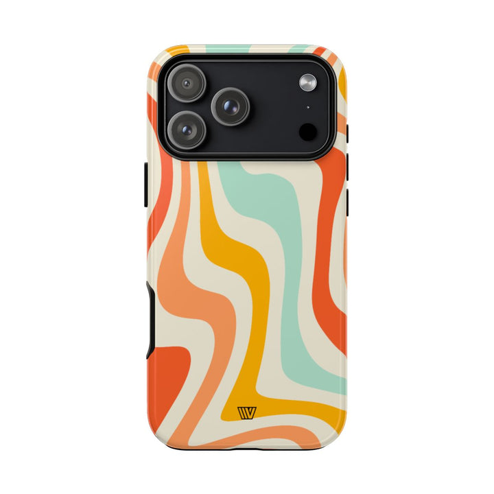 RETRO GROOVY SWIRLS | Tough Phone Case