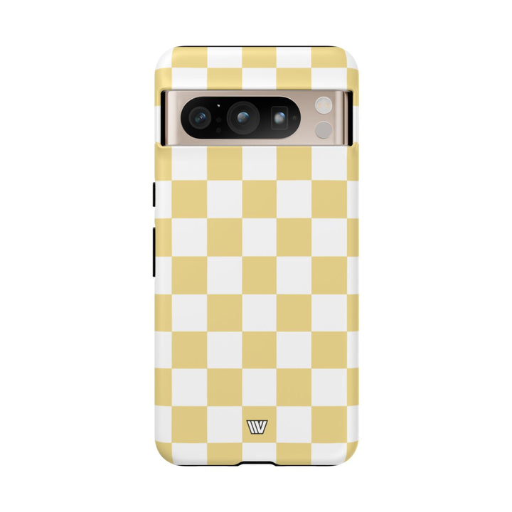 BANANA YELLOW CHECKERBOARD | Tough Phone Case