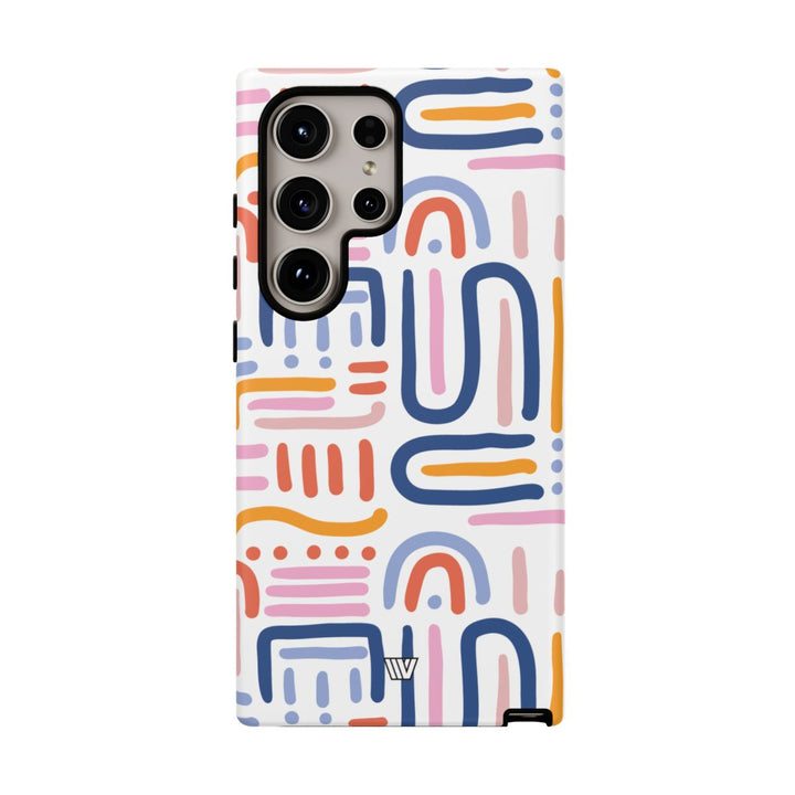 MEMPHIS BOLD LINES | Tough Phone Case