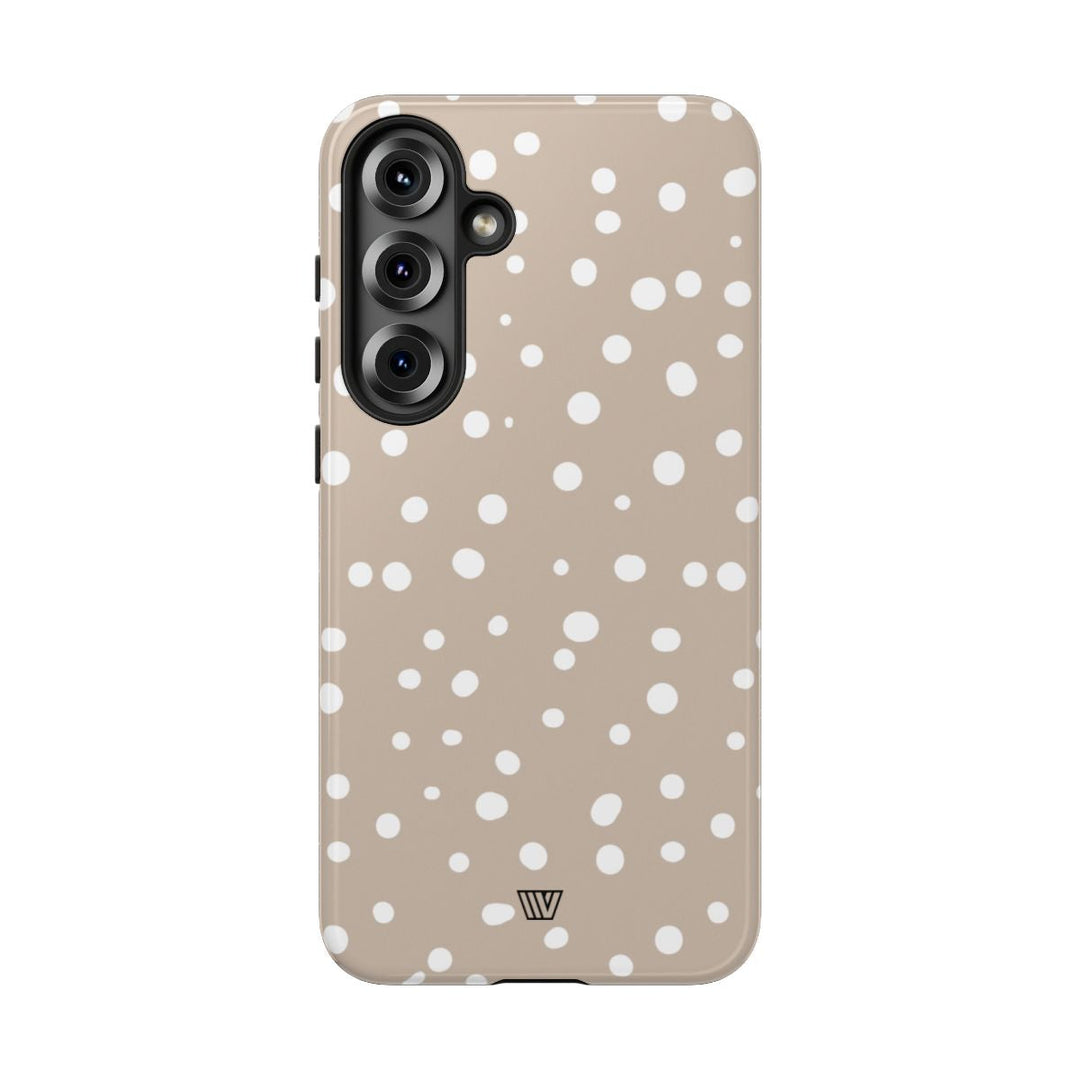 BEIGE DOTS | Tough Phone Case