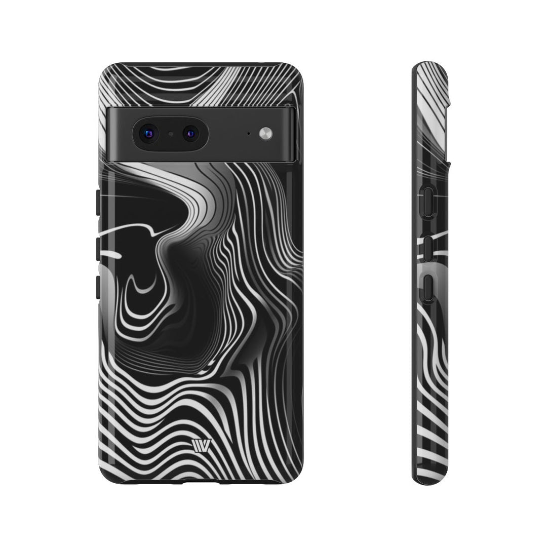 ABSTRACT ZEBRA STRIPES | Tough Phone Case