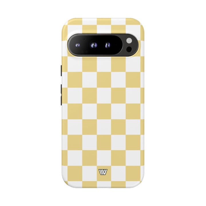 BANANA YELLOW CHECKERBOARD | Tough Phone Case