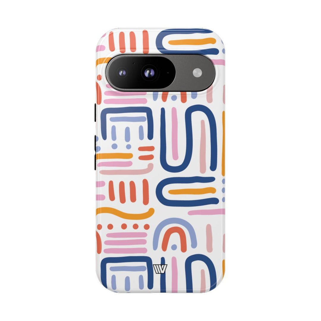 MEMPHIS BOLD LINES | Tough Phone Case