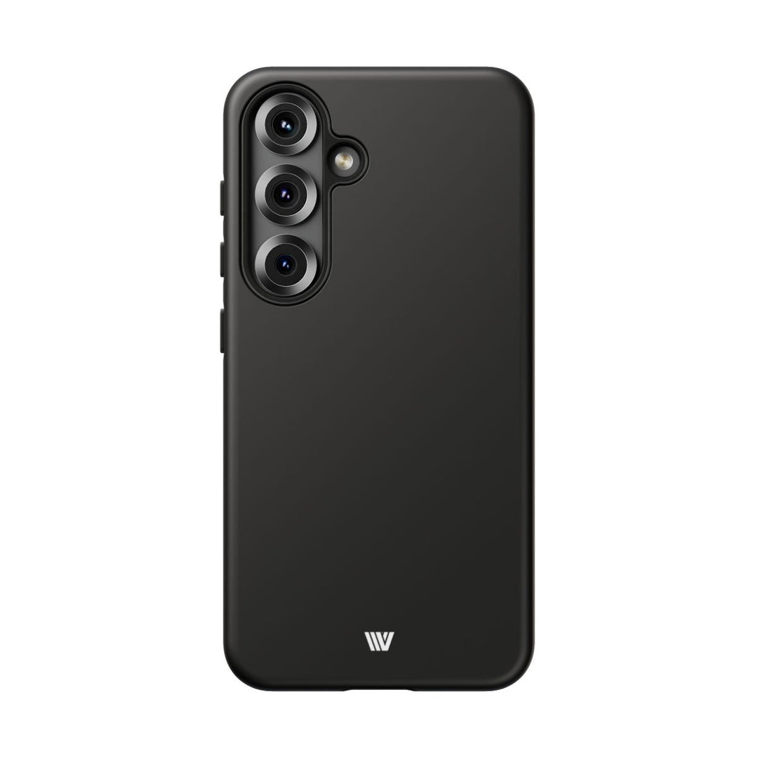 JET BLACK | Tough Phone Case