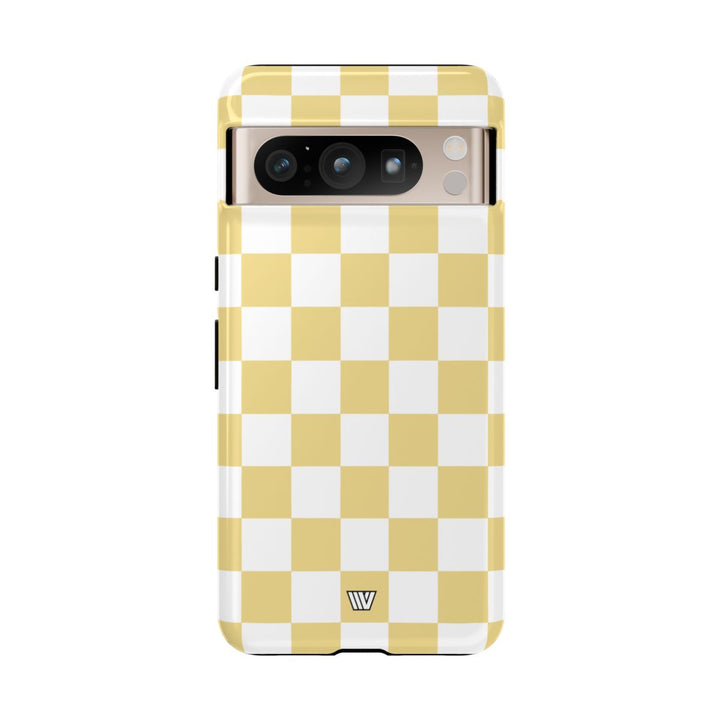 BANANA YELLOW CHECKERBOARD | Tough Phone Case