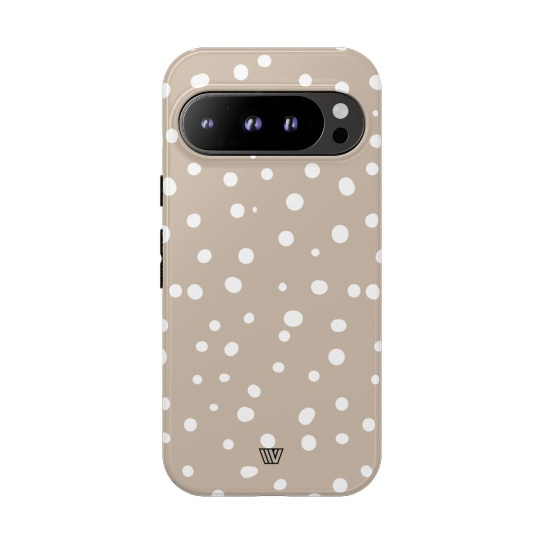 BEIGE DOTS | Tough Phone Case