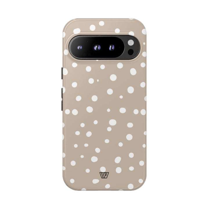 BEIGE DOTS | Tough Phone Case