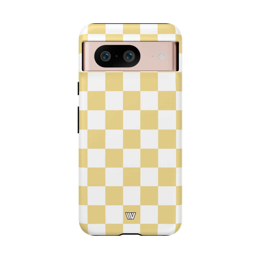 BANANA YELLOW CHECKERBOARD | Tough Phone Case