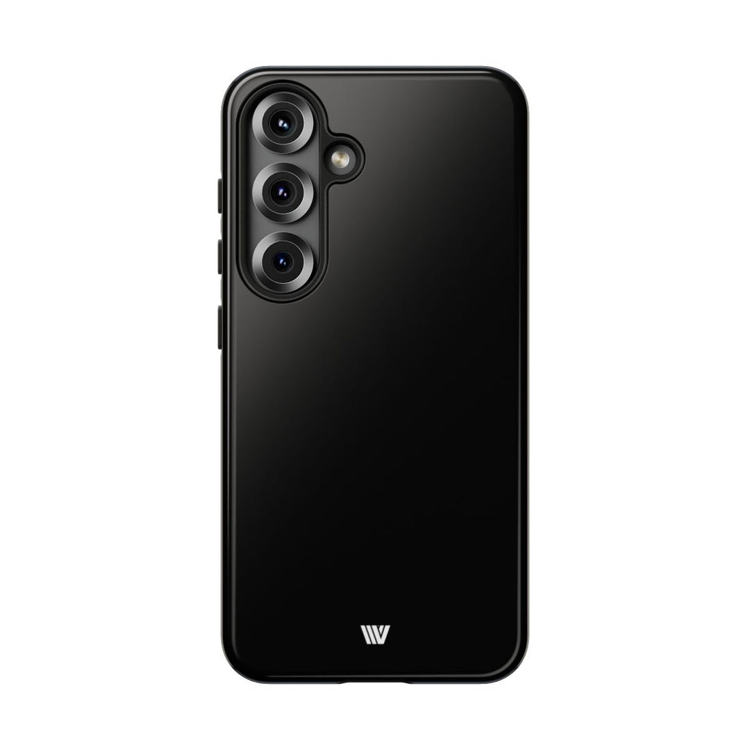 JET BLACK | Tough Phone Case