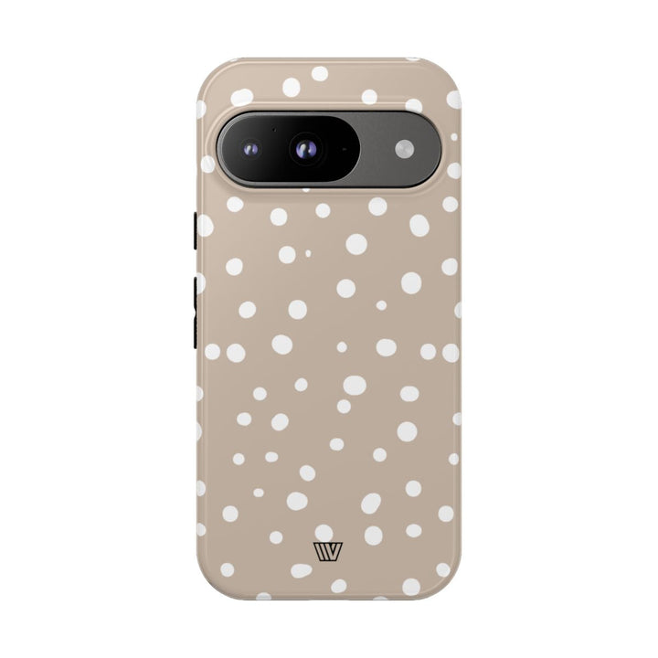 BEIGE DOTS | Tough Phone Case