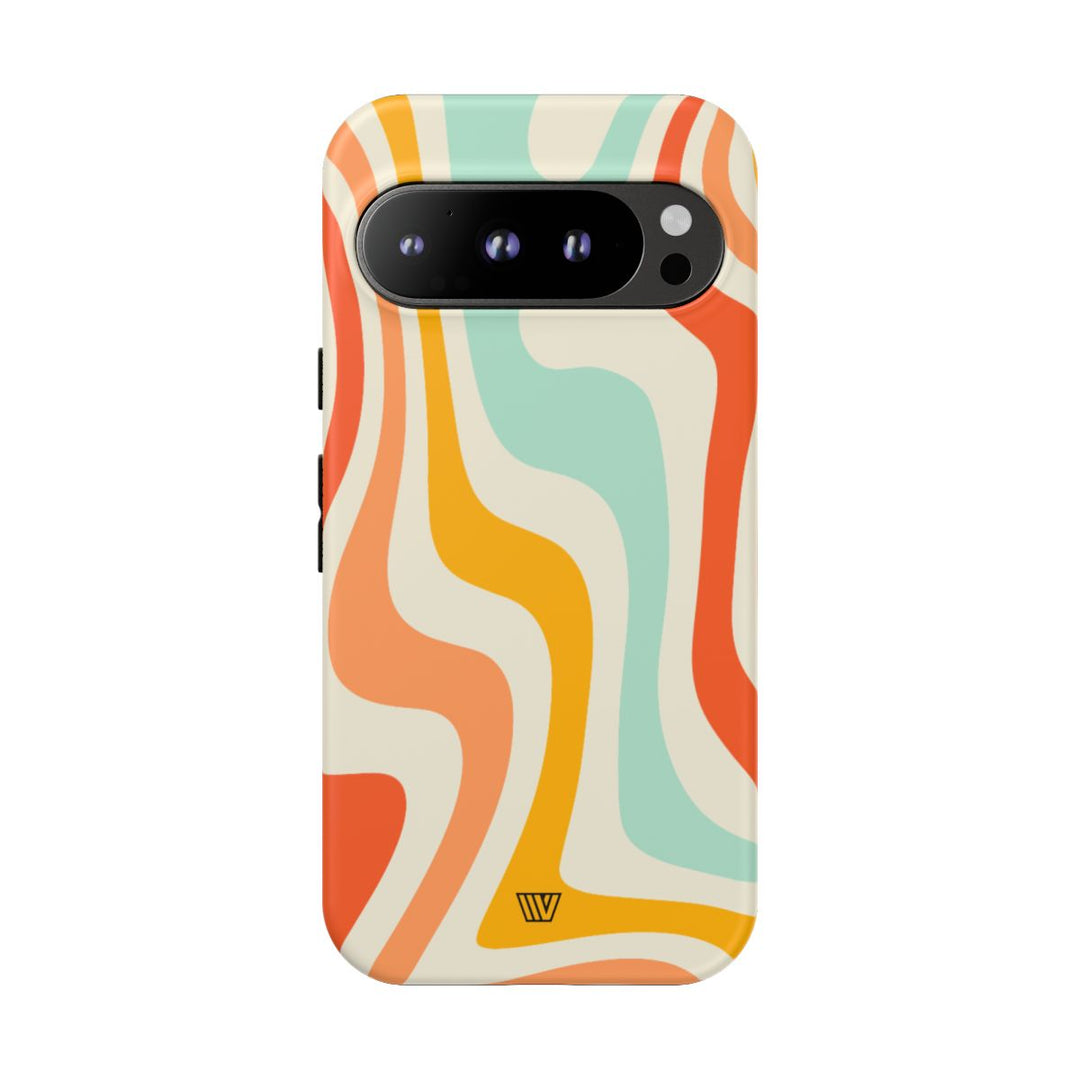 RETRO GROOVY SWIRLS | Tough Phone Case