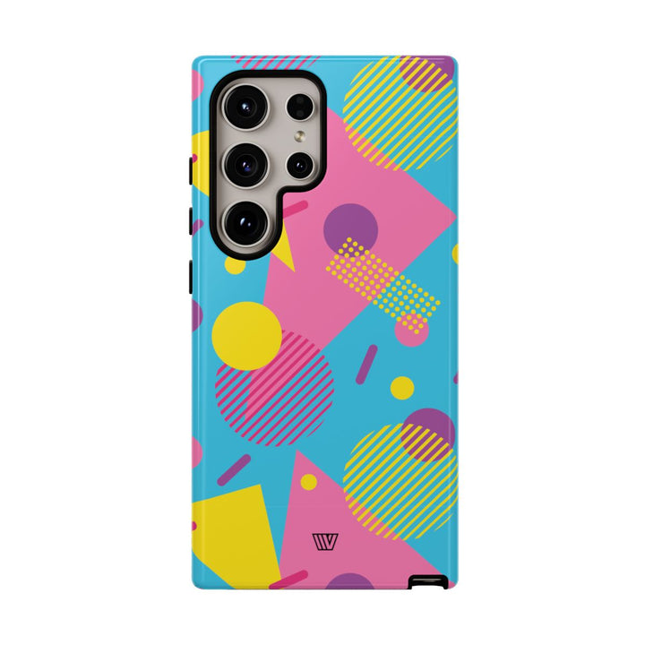 80s / 90s RETRO PATTERN LIGHT BLUE | Tough Phone Case