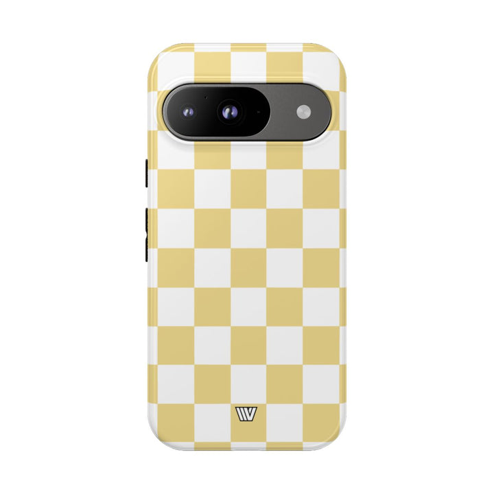 BANANA YELLOW CHECKERBOARD | Tough Phone Case