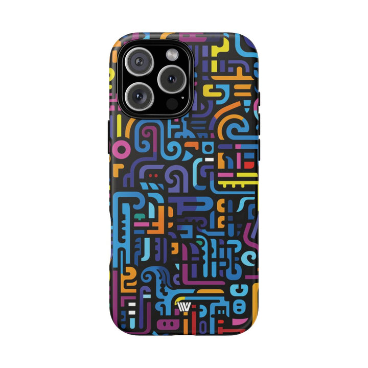 NEON GLYPHS | Tough Phone Case