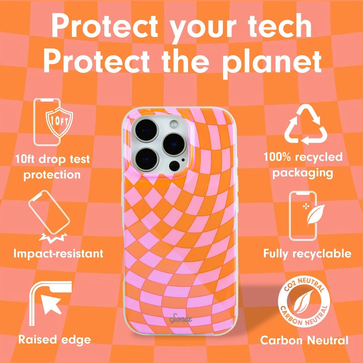 Sonix Checkmate Pink Case for iPhone 16 Pro - DOKUTRONIX