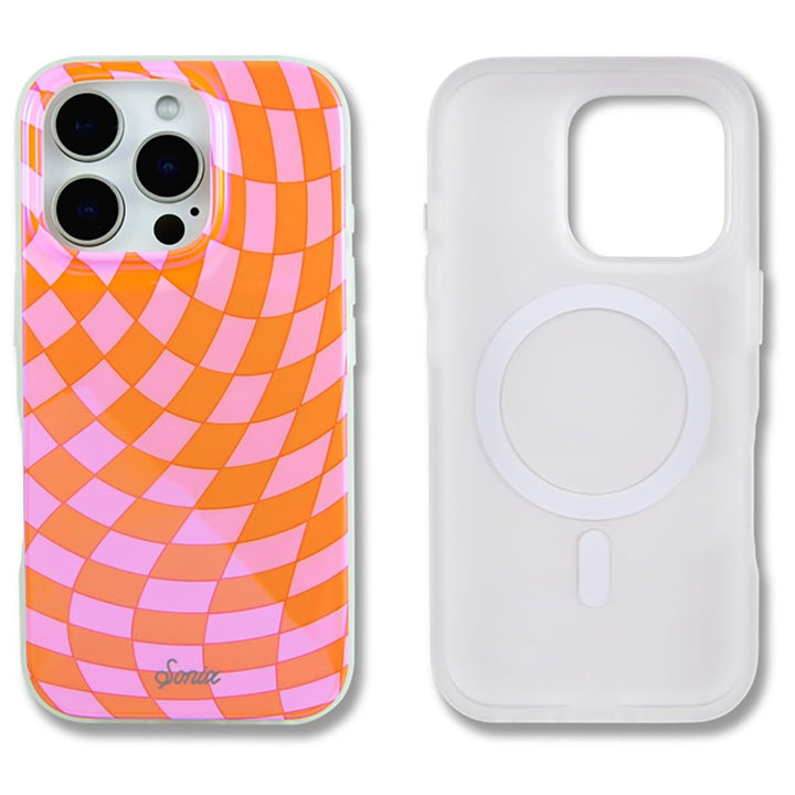 Sonix Checkmate Pink Case for iPhone 16 Pro - DOKUTRONIX