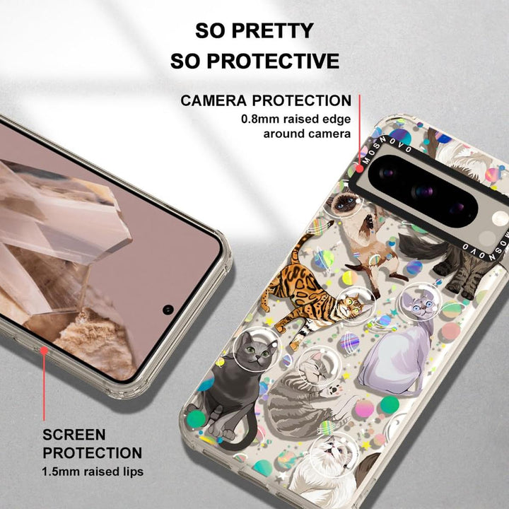 Space Cat Pixel 8 Pro Case - DOKUTRONIX