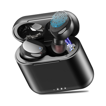 Wireless Earbuds, Bluetooth 5.3, IPX8, Touch Control, Charging Case