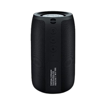 Wireless Bluetooth Speaker - Waterproof, Dual Pairing, Long Playtime - Black