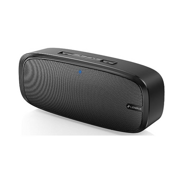 Bluetooth Speaker - Superior Sound, Long Playtime, Built-in Mic - Black