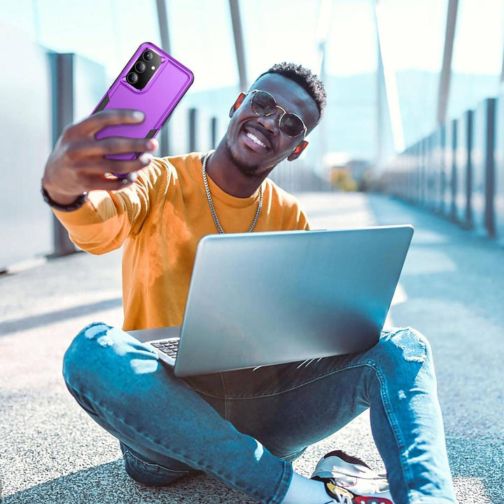 SpiderCase Galaxy S24+ Dark Purple Armor Shell - DOKUTRONIX