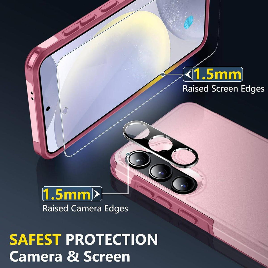 SPIDERCASE Light Pink Galaxy S24 Plus Protection - DOKUTRONIX