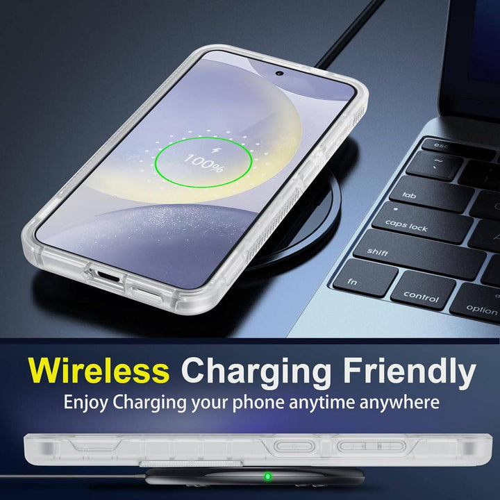 SPIDERCASE Matte Clear Galaxy S24 Plus Cover - DOKUTRONIX