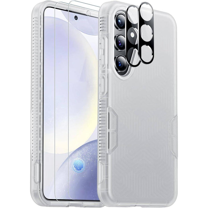SPIDERCASE Matte Clear Galaxy S24 Plus Cover - DOKUTRONIX