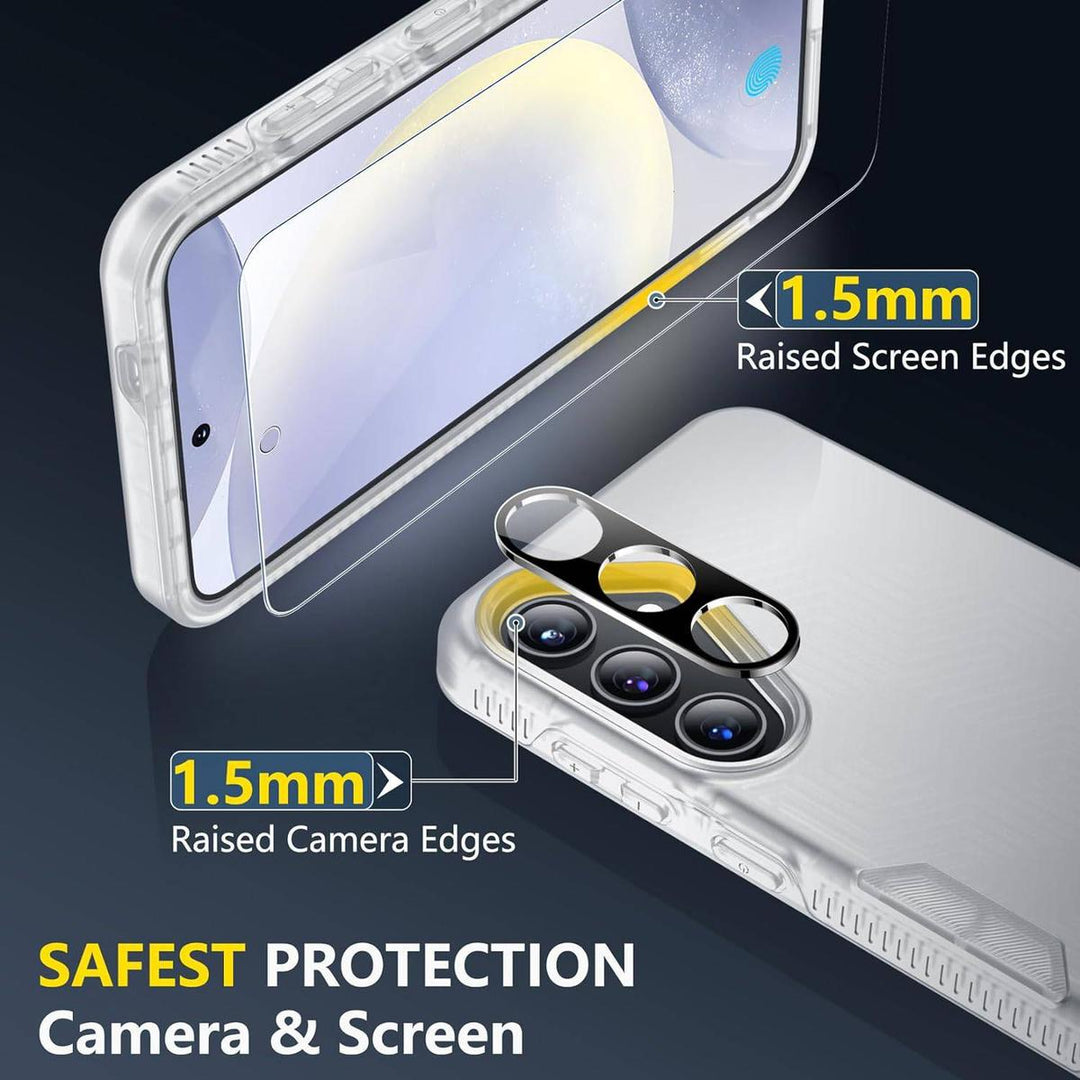 SPIDERCASE Matte Clear Galaxy S24 Plus Cover - DOKUTRONIX