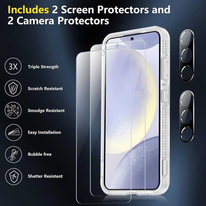 SPIDERCASE Matte Clear Galaxy S24 Plus Cover - DOKUTRONIX
