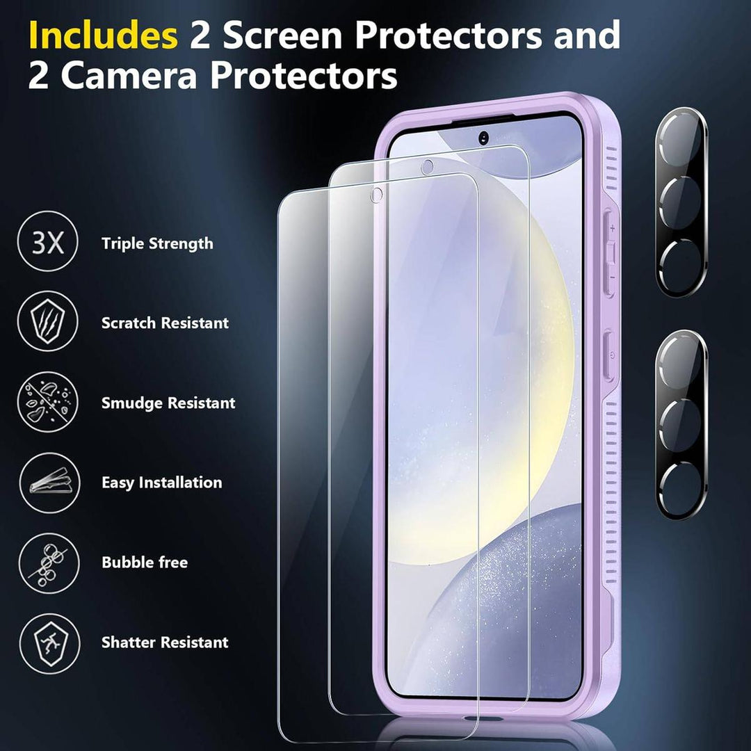 SpiderCase Purple Armor for Galaxy S24 Plus - DOKUTRONIX