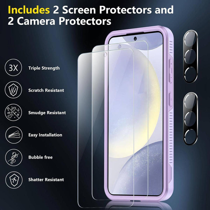 SpiderCase Purple Armor for Galaxy S24 Plus - DOKUTRONIX