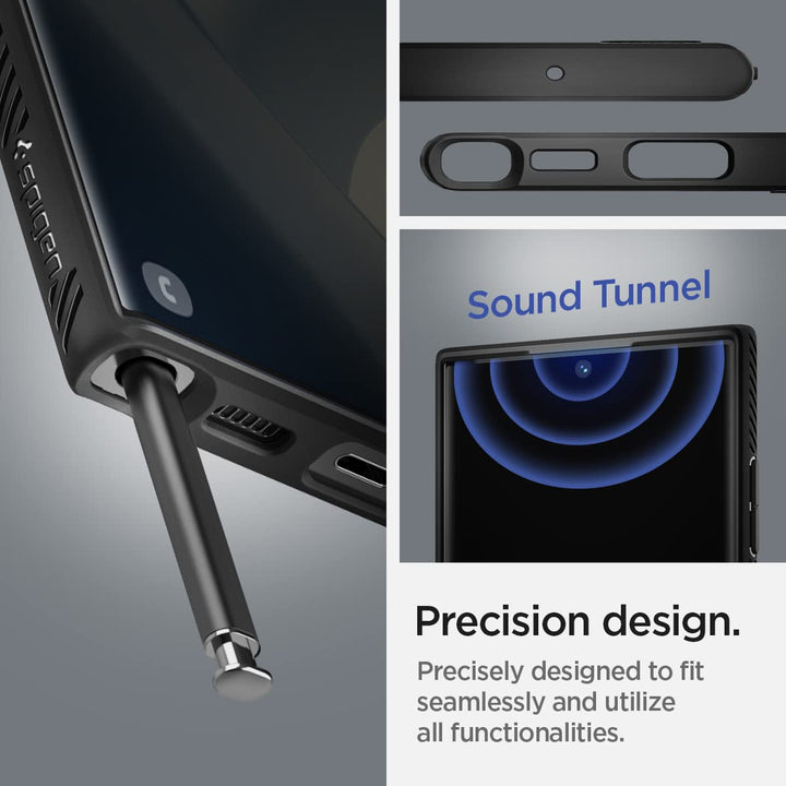 Spigen Galaxy S22 Ultra Liquid Air Case - Matte Black - DOKUTRONIX