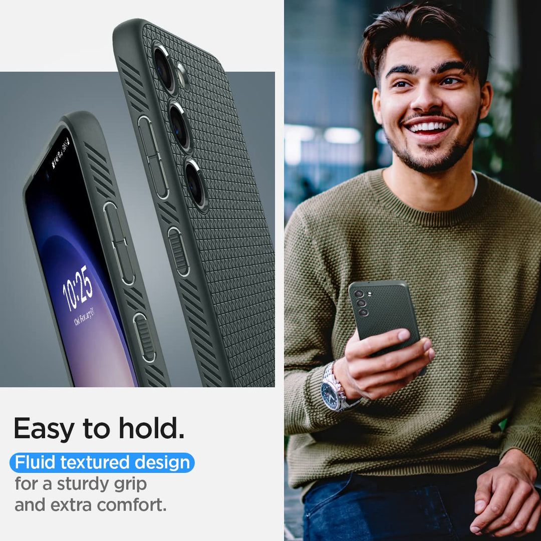 Spigen Galaxy S23+ Liquid Air Case - Matte Black - DOKUTRONIX