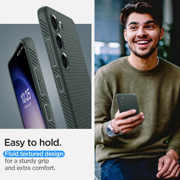 Spigen Galaxy S23+ Liquid Air Case - Matte Black - DOKUTRONIX